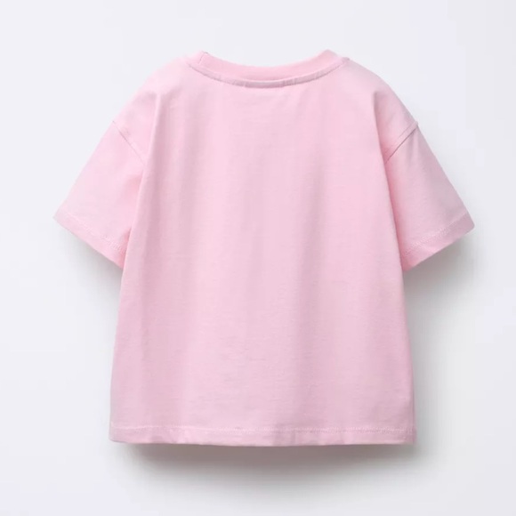 ZARA DRAWSTRING BOW T-SHIRT - Picture 2 of 8